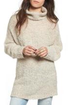 Women's Free People 'she's All That' Knit Turtleneck Sweater - Ivory