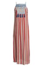 Women's Thml Stripe Embroidered Maxi Dress