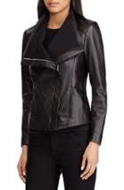 Women's Andrew Marc Tumbled Suede Trucker Jacket
