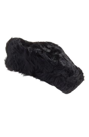 Women's Eric Javits Persian Genuine Shearling Beret -
