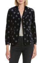 Women's Rebecca Taylor Celeste Print Velvet Jacket