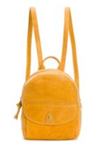 Frye Melissa Mini Leather Backpack - Yellow