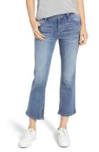 Women's 1822 Denim Slit Hem Crop Flare Jeans
