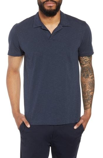 Men's Theory Willem Strato Fit Polo, Size Large - Blue
