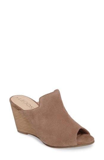 Women's Sole Society Drew Open-toe Wedge Mule .5 M - Brown