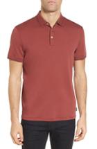 Men's Ted Baker London Pug Trim Fit Stripe Polo (s) - Pink