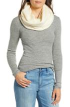 Women's Halogen Solid Cashmere Infinity Scarf