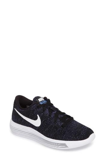 Women's Nike 'flyknit Lunarepic' Running Shoe .5 M - Black