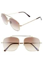 Women's Spektre Montana 56mm Gradiant Sunglasses - Matte Gold/ Gradient Tobacco