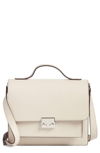 Loeffler Randall Minimal Rider Leather Top Handle Satchel -