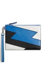 Shinola Bolt Nappa Leather Wristlet - Blue