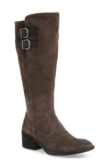 Women's B?rn Basil Knee High Boot W - Grey