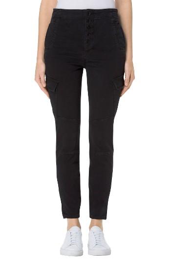 Women's J Brand Brigitte Sky High Crop Utility Pants - Black