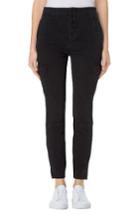 Women's J Brand Brigitte Sky High Crop Utility Pants - Black