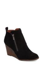 Women's Lucky Brand Yesterr Wedge Bootie .5 M - Black