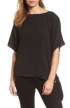 Women's Michael Michael Kors Starbright Tie Top - Black