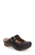 Women's Dansko 'martina' Mary Jane Buckle Clog .5-6us / 36eu M - Black