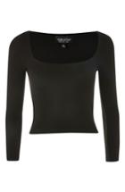 Women's Topshop Split Sleeve Crop Sweater