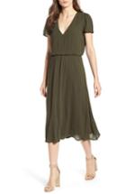 Women's Wayf Blouson Midi Dress - Green