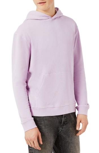 Men's Topman Oversize Hoodie - Purple