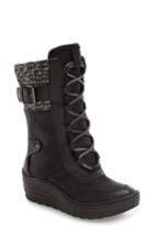 Women's Bionica Garland Waterproof Wedge Boot .5 M - Black