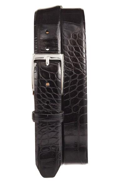 Men's Martin Dingman Anthony Leather Belt - Black