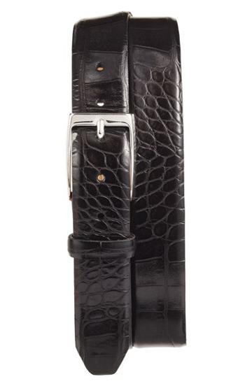 Men's Martin Dingman Anthony Leather Belt - Black