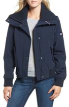 Women's Tommy Hilfiger Flag Logo Bomber Jacket - Blue