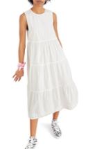 Women's Madewell Cattail Tiered Dress - White