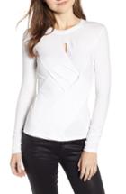 Women's Bailey 44 Dunaway Woven Front Top - White