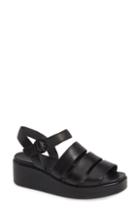 Women's Camper Misia Platform Wedge Sandal Us / 38eu - Black