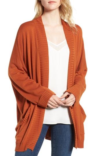 Women's Chelsea28 Oversize Open Cardigan /small - Metallic