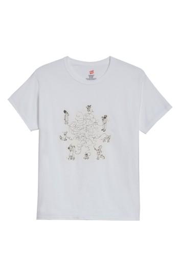 Women's Joanna Avillez Tangled Dog Walker Group Tee - White