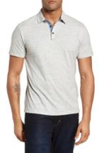 Men's Robert Barakett John Smith Polo, Size - Grey