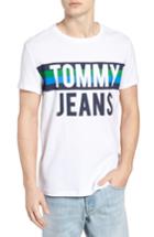 Men's Tommy Jeans Colorblock Font T-shirt - White