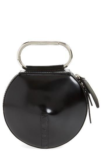 3.1 Phillip Lim Alix Leather Circle Clutch - Black