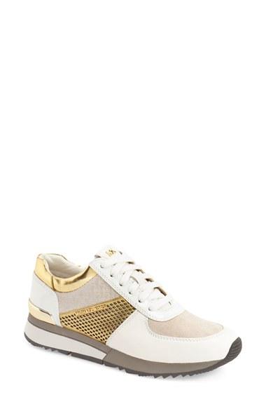 Women's Michael Michael Kors 'allie' Sneaker .5 M - Black