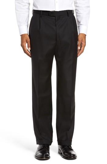 Men's Zanella Bennett Fit Pleated Trousers