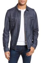 Men's Boss Sigmon Stretch Denim Jacket, Size - Blue