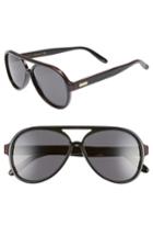 Men's Gucci 57mm Aviator Sunglasses -