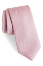 Men's Calibrate Seedstitch Solid Cotton & Silk Tie