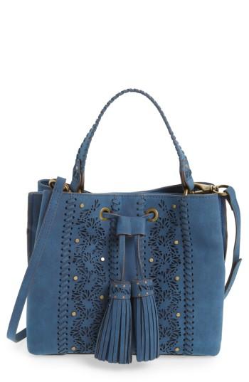 Elle & Jae Gypset Cutwork Palomina Faux Leather Satchel -