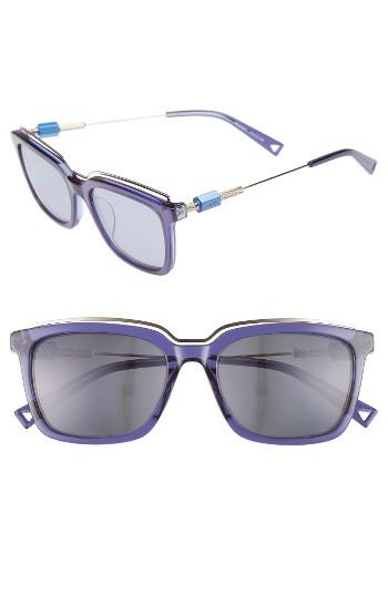 Women's Haze Opus 54mm Sunglasses - Crystal Blue