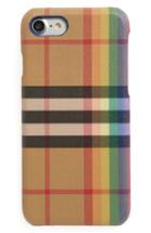 Burberry Vintage Check Rainbow Iphone 8 Case - Beige