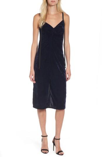 Women's Ella Moss Serene Velvet Midi Dress - Blue