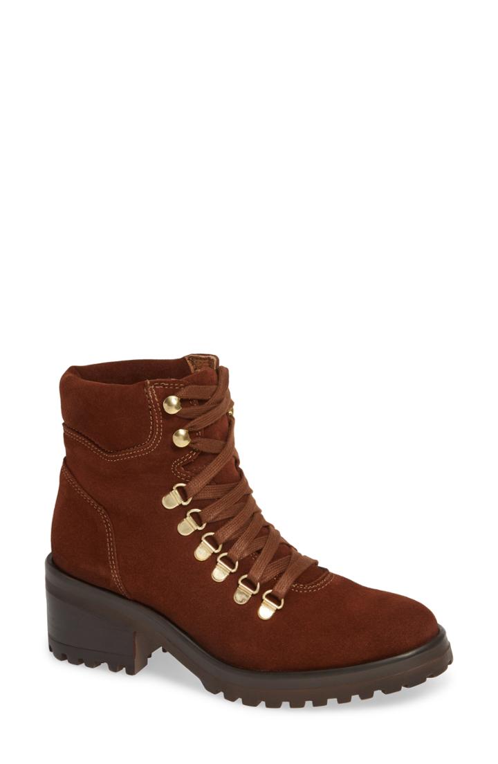 Women's Steven By Steve Madden Grenada Hiking Bootie M - Brown