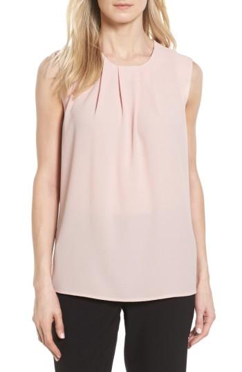 Women's Vince Camuto Pleat Front Blouse - Pink