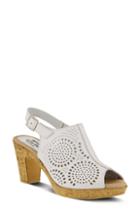 Women's Spring Step Liberty Platform Sandal .5-7us / 37eu - White