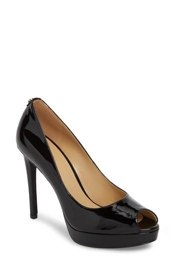 Women's Michael Michael Kors Erica Platform Pump M - Black