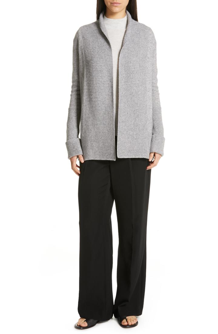 Women's Vince Relaxed Wide Leg Trousers - Black
